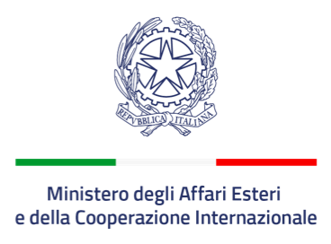 Logo Ministero Affari Esteri e Cooperazione Internazionale